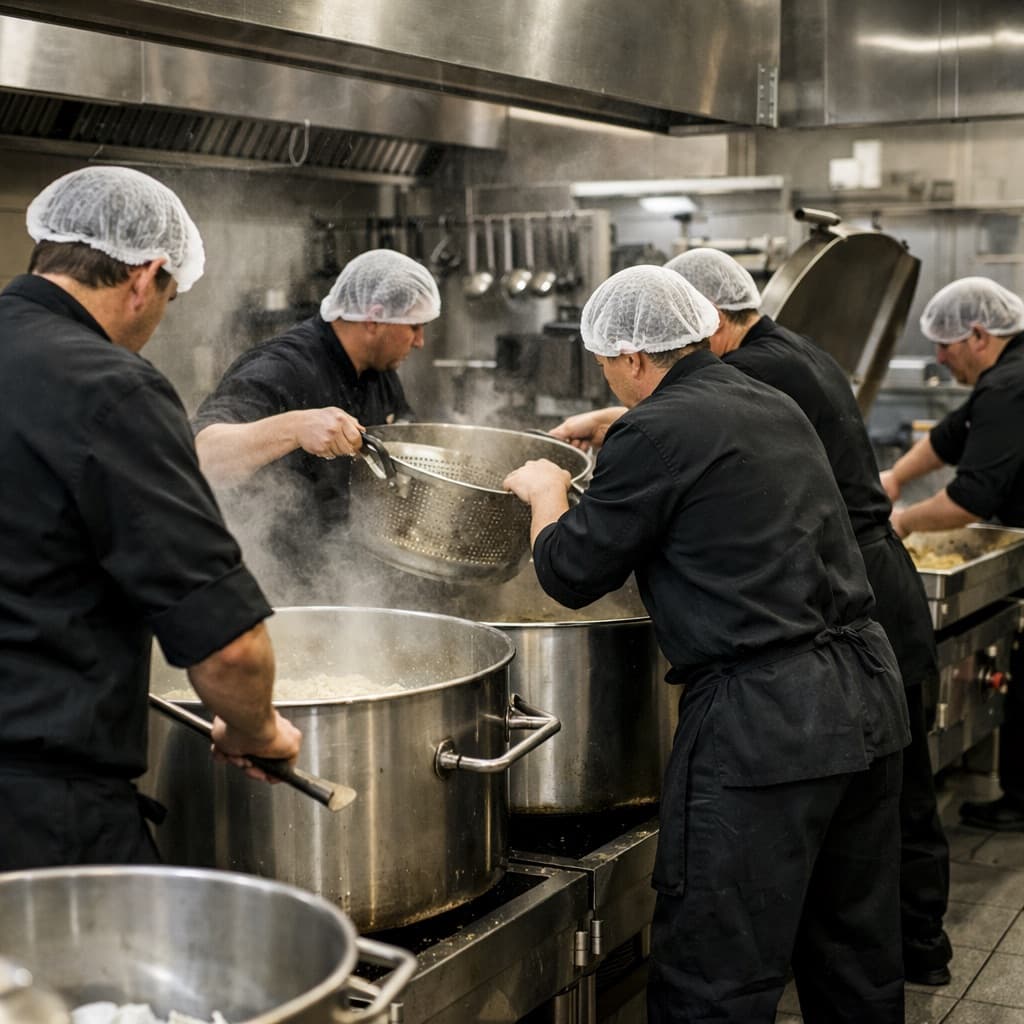 Malzemeli yemek hizmeti